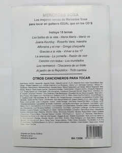 Melos Cancionero Mercedes Sosa Acordes Para Guitarra - comprar online