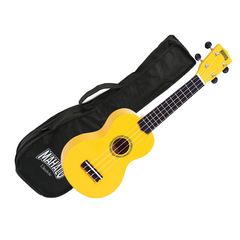 Mahalo Mr1yw Rainbow Series Ukelele Soprano Amarillo Funda