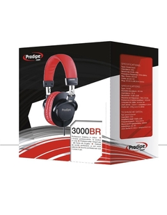 Prodipe 3000 Br Auricular Cerrado Profesinal Negro Y Rojo - comprar online