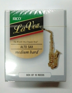 Rico La Voz Rjc10mh Medium Hard Cañas Para Saxo Alto (Unidad)