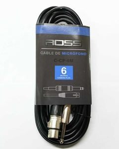 Ross C-cp-6m Cable Xlr - Plug Canon Plug 6 Mts Edenlp