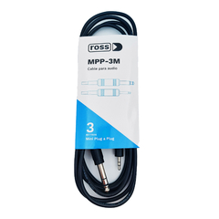 Ross Mpp-3m Cable 6,5 Mini Plug St A Plug 3,5 Stereo 3 Mts