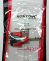 Roxtone Rpan330 Adaptador Plug 6.3 Stereo A 2 Rca Hembra