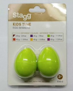Stagg Seg2gr Huevos Shaker Maracas Color Verde (par)