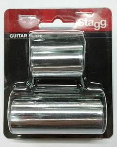 Stagg Sgss Slide Metalico Guitarra Metal Largo Cort Cromado