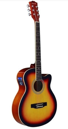 Texas Ag10-lc5 Guitarra Electroacústica Tapa Abedul Con Eq