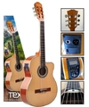 Texas Cg20-lc5-nat Guitarra Electro Criolla C/corte Y Eq