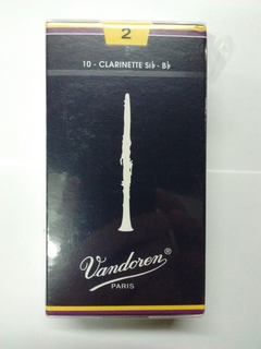 Vandoren Cr102 Tradicional N°2 Clarinete Bb Pack 10 Cañas