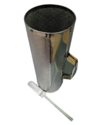 Vaso Guira Grande 32x12,5 Cm Guiro Metal C/ Raspador Edenlp - comprar online