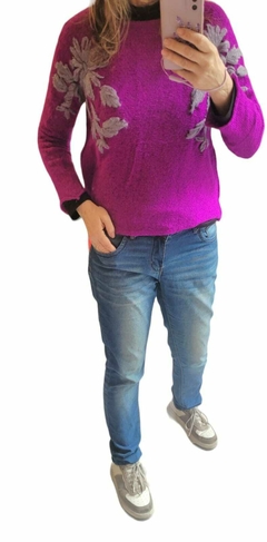 Sweater Ankara (mohair bordado) - comprar online