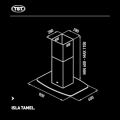 CAMPANA TST TAMEL 60 cm - tienda online