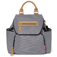 Bolsa Maternidade - Grand Central Take-it-All Backpack - Black White Striped - Skip Hop - comprar online