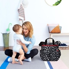 Bolsa Maternidade - Duo Signature - Cubos - Skip Hop - FPKids Produtos Infantis | Produtos Para Bebês, Crianças e Mamães