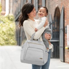 Bolsa Maternidade - Mainframe Backpack - Cement - Skip Hop - FPKids Produtos Infantis | Produtos Para Bebês, Crianças e Mamães