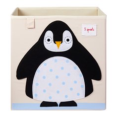 Organizador Infantil Quadrado Pinguim - 3 Sprouts