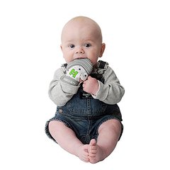 Luva Mordedor - Munch Mitt - Cinza Estrelas - Munch Baby - FPKids Produtos Infantis | Produtos Para Bebês, Crianças e Mamães