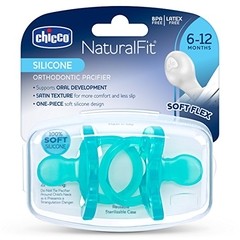 Chupeta NaturalFit - Chicco - 2 peças - 6M+ - Azul