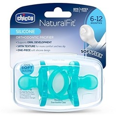 Chupeta NaturalFit - Chicco - 2 peças - 6M+ - Azul - loja online