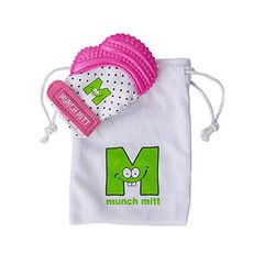 Luva Mordedor - Munch Mitt - Rosa - Munch Baby - comprar online