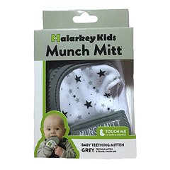 Luva Mordedor - Munch Mitt - Cinza Estrelas - Munch Baby na internet