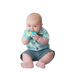 Luva Mordedor - Munch Mitt - Azul - Munch Baby - FPKids Produtos Infantis | Produtos Para Bebês, Crianças e Mamães