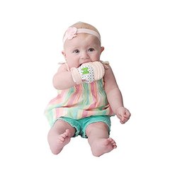 Luva Mordedor - Munch Mitt - Rosa Coração - Munch Baby - FPKids Produtos Infantis | Produtos Para Bebês, Crianças e Mamães