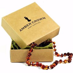 Pulseira ou Tornozeleira de Âmbar - Mel - Amber Crown - comprar online