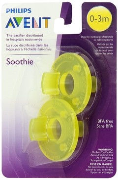 Chupeta Soothie - 2 peças - Amarela - 0-3 meses - Philips Avent na internet