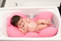 Almofada de Banho para Bebê Rosa - Baby Pil - comprar online
