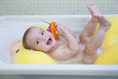 Almofada de Banho para Bebê Patinho Joy - Baby Pil - loja online