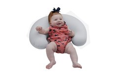 Almofada de Amamentação Milky Baby Cinza - Baby Pil - comprar online