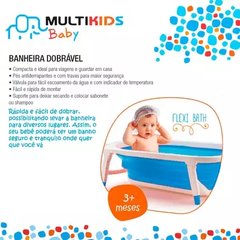 Banheira Dobrável Flexi Bath - Menino - Multikids - loja online