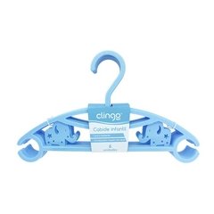 Kit de Cabides Infantil Elefante Azul com 6 Unidades - Clingo - loja online