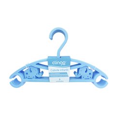 Kit de Cabides Infantil Elefante Azul com 6 Unidades - Clingo - comprar online