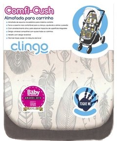 Almofada Colchão para Carrinho Comfi Cush Feathers - Clingo - FPKids Produtos Infantis | Produtos Para Bebês, Crianças e Mamães