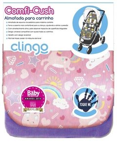 Almofada Colchão para Carrinho Comfi Cush Sparkles - Clingo - FPKids Produtos Infantis | Produtos Para Bebês, Crianças e Mamães