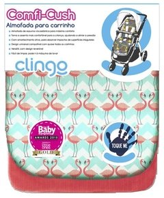 Almofada Colchão para Carrinho Comfi Cush Flamingo - Clingo - FPKids Produtos Infantis | Produtos Para Bebês, Crianças e Mamães