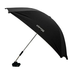 Guarda Chuva ou Sol para Carrinho de Bebê Preto - Clingo