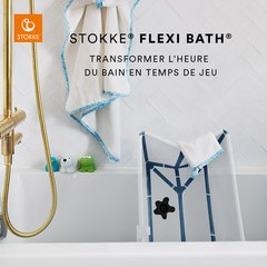 Banheira Dobrável Flexi Bath Transparente Rosa - STOKKE - FPKids Produtos Infantis | Produtos Para Bebês, Crianças e Mamães