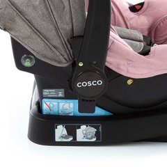 Carrinho de Bebê Travel System Poppy TRIO Rosa Mescla - Cosco - comprar online