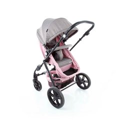 Carrinho de Bebê Travel System Poppy TRIO Rosa Mescla - Cosco - FPKids Produtos Infantis | Produtos Para Bebês, Crianças e Mamães