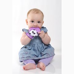 Luva Mordedor - Munch Mitt - Lilás com Laços - Munch Baby - FPKids Produtos Infantis | Produtos Para Bebês, Crianças e Mamães
