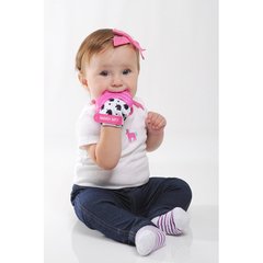Imagem do Luva Mordedor - Munch Mitt - Rosa com Unicórnios - Munch Baby