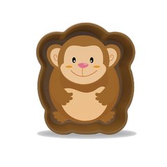 Tigela Zoo Macaco - Girotondo Baby - comprar online
