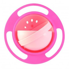 Prato Mágico Giratório 360 graus - Rosa - Prato Mágico - FPKids Produtos Infantis | Produtos Para Bebês, Crianças e Mamães