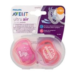Chupeta Ultra Air Dupla 6-18 Meses Decorada Menina - Philips Avent - FPKids Produtos Infantis | Produtos Para Bebês, Crianças e Mamães