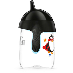 Copo Pinguim 340ml - 18m+ - Preto - Philips Avent - FPKids Produtos Infantis | Produtos Para Bebês, Crianças e Mamães
