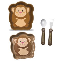 Kit Alimentação Zoo Macaco - Girotondo Baby
