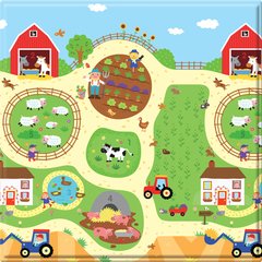 Tapete Baby Play Mat Pequeno - Busy Farm - Safety 1st