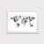 World Map Black & White - comprar online